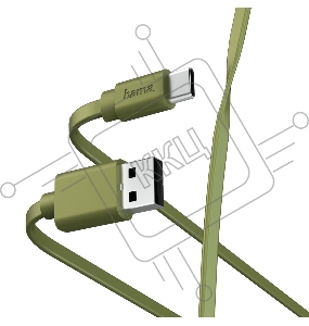 Кабель Hama 00187231 USB Type-C USB A(m) 1м зеленый