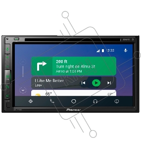 Автомагнитола CD DVD Pioneer AVH-Z5250BT 2DIN 4x50Вт