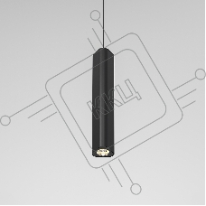 50310 LED 12W 3000K  / Светильник подвесной светодиодный /черный