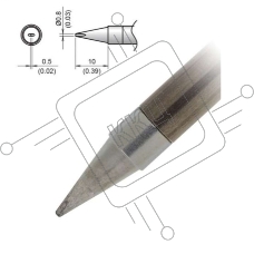 Жало для паяльника Hakko T39-D08