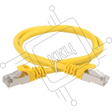 Коммутационный шнур (патч-корд) ITK кат.5Е FTP, 5м, желтый