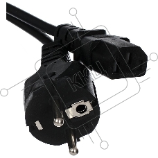 Кабель компьютер - розетка 220V <5.0м> (Европейский стандарт)  <TP021-5.0-BK> Кабель компьютер - розетка 220V <5.0м> (Европейский стандарт)  <TP021-5.0-BK>