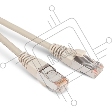 Патч-корд Hyperline PC-LPM-STP-RJ45-RJ45-C5e-1.5M-LSZH-GY Патч-корд F/­UTP, экранированный, Cat.5e, LSZH, 1.5 м, серый