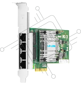 Сетевой адаптер LR-LINK PCIE 1GB 4PORT LRES2025PT