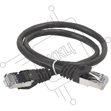Коммутационный шнур (патч-корд) ITK кат.5Е FTP, 5м, черный