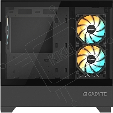 Корпус Gigabyte GB-C201P черный без БП mATX 9x120mm 3x140mm 2xUSB3.0 audio bott PSU