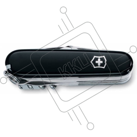 Нож перочинный Victorinox SwissChamp (1.6795.3) 91мм 33функций черный карт.коробка