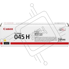Картридж лазерный Canon 045Y H желтый, 2200 стр., для i-SENSYS MF631/633/635, LBP611