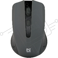 Мышь беспроводная Defender Accura MM-935 серый, 1600 dpi, радиоканал, USB, кнопки - 4