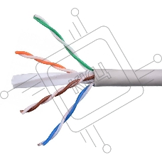 Кабель Cablexpert Россия UPC-6055-4-CU, UTP indoor 4x2x0.55, медный, кат.6, однож., 305м, coil, серый