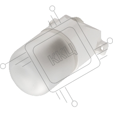 Светильник для сауны GCF-SNP-60-E27-IP65-W, НПБ-400-1 230В 60Вт (цвет Белый) наклонный пластик