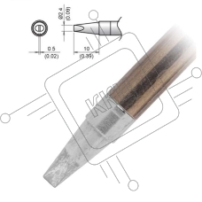 Жало для паяльника Hakko T39-D24