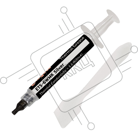 Термопаста ExeGate ETS-6WMK Silver, шприц с лопаткой, 2г