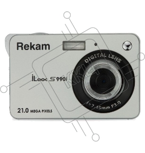Фотоаппарат Rekam iLook S990i серебристый 21Mpix 2.7