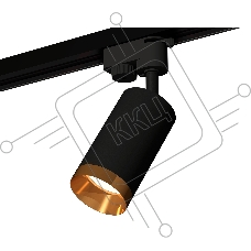 Светильник Ambrella light XT6323064 SBK/PYG черный песок/золото желтое полированное MR16 GU5.3 (A2521, C6323, N6134)