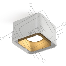 Светильник Ambrella Light XS7832004 SWH/SGD белый песок/золото песок MR16 GU5.3 (C7832, N7704)