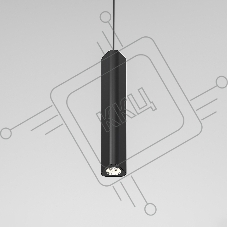 50310 LED 12W 4000K / Светильник подвесной светодиодный / черный