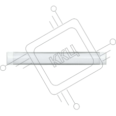 Светильник LED ДПО 18Вт 4000К 596х75х25 IP20 Gauss (аналог ЛПО) 144124218