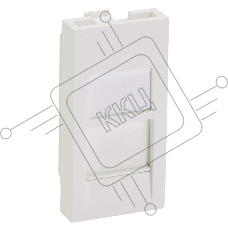 Вставка Panduit CFA1FSAW-X прямая со шторкой 22.5x45 1xMini-Com ПВХ белый (упак.:10шт)