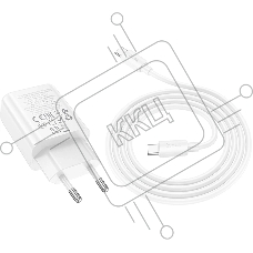 Сетевое зарядное устройство Hoco N63 Gentle 30W 3A (PD) белый