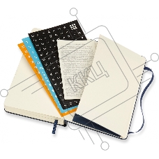 Ежедневник Moleskine CLASSIC DAILY POCKET 90x140мм 400стр. фиксирующая резинка синий сапфир