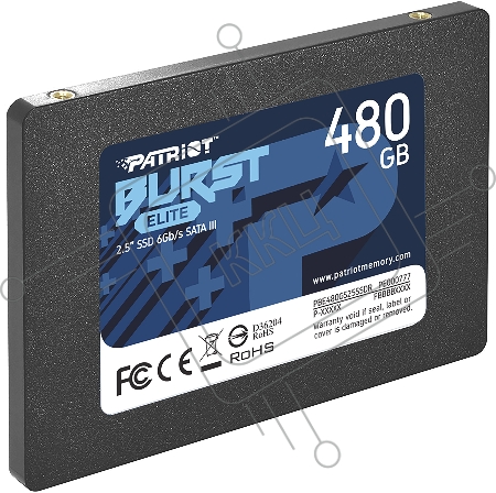 Накопитель SSD Patriot Burst Elite 480GB, SATA 2.5