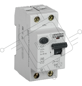 Выключатель дифф.тока  Iek MDV15-2-063-030 ВД1-63 2Р 63А 30мА GENERICA
