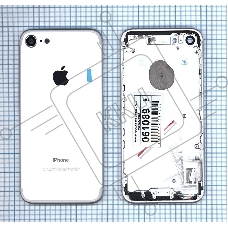 Задняя крышка для iPhone 7 (4.7) серебристаяя
