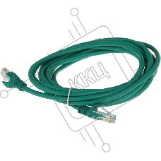 Патч-корд Premier PP12-3M/G 1000Гбит/с UTP 4 пары cat5E CCA molded 3м зеленый RJ-45 (m)-RJ-45 (m)