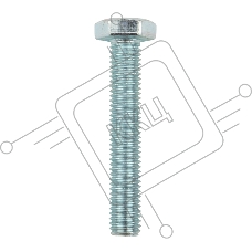Болт шестигранный KRANZ DIN 933, 10х60, короб (20 шт./уп.)