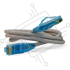 Патч-корд U/UTP, Cat.6, LSZH, 1.5 м, серый