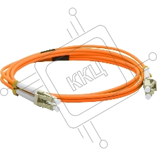 Патч-корд Lanmaster LAN-2LC-2LC/OM2-2.0 1.5x50/125 OM3 LC дуплекс-LC дуплекс 2м ПВХ