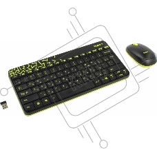 Клавиатура + мышь Logitech Wireless Desktop MK240 Nano Black Retail Combo