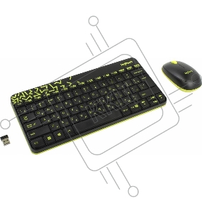 Клавиатура + мышь Logitech Wireless Desktop MK240 Nano Black Retail Combo