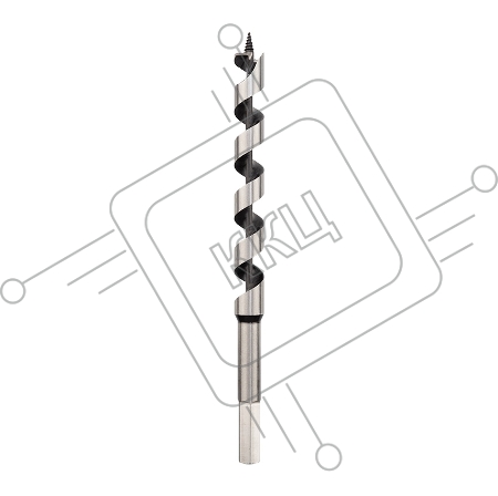 Сверло винтовое по дереву 10х230 мм (шестигранный хвостовик) Kranz