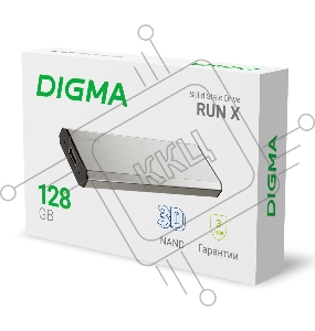 Накопитель SSD Digma USB 3.2 128Gb DGSR8128G1MSR RUN X 1.8