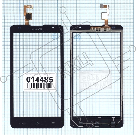 Сенсорное стекло (тачскрин) для Huawei C8816, черное
