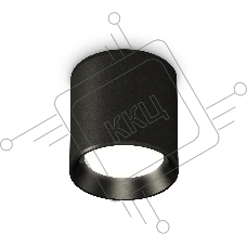 Светильник Ambrella Light XS6302002 SBK/PBK черный песок/черный полированный MR16 GU5.3 (C6302, N6103)