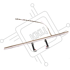 Подсветка LED матрицы со шлейфом камеры iSight для MacBook Pro 15 Retina A1990 Mid 2018 Mid 2019