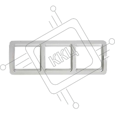 Рамка 3-м CLASSICO 2303H бел. ASD / IN HOME 4680005959945