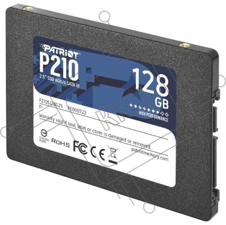 Накопитель SSD Patriot P210 128GB, SATA 2.5