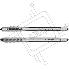 Метчики машинно-ручные ЗУБР М6х1,0, 2шт 4-28007-06-1.0-H2_z01