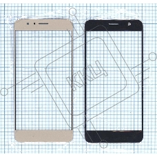Защитное стекло для Huawei Honor 8 золотистый