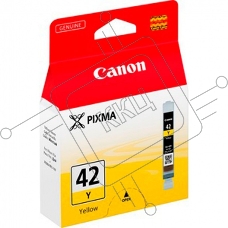 Картридж струйный CLI-42Y (6387B001) для Canon PIXMA PRO-100, желтый, 284 стр.