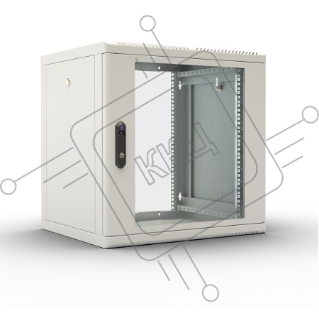 Шкаф телекоммуникационный настенный разборный съемные стенки, 12U (600х520), дверь металл, [ ШРН-М-12.500.1 ]