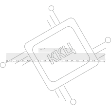 Трековый линейный светильник Ambrella light GL4500 WH белый IP20 18W 3CCT 3000-6000K SMART 48V 24° 328*22*25