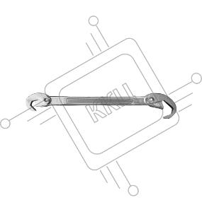 Ключ универсальный FIT 63771 (9 / 22 мм)  
