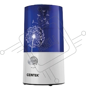 Увлажнитель ультразвуковой CENTEK СТ-5101 синий Ультразвуковой увлажнитель воздуха Centek СТ-5101 синий (синий) 2.5Л, до 12 ЧАСОВ РАБОТЫ, на30кв.м