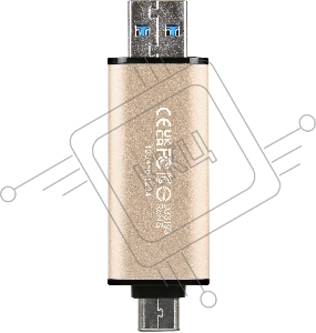 Флеш-накопитель Transcend USB Накопитель Transcend 256GB, JETFLASH USB3.2, TLC, High Speed, Type-C и Type A  (420/400 МБ/с)