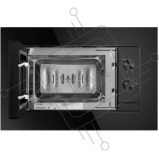 Микроволновая печь встраиваемая Maunfeld JBMO725BK01 чёрный, 20 л, 700 Вт, переключатели - поворотный механизм